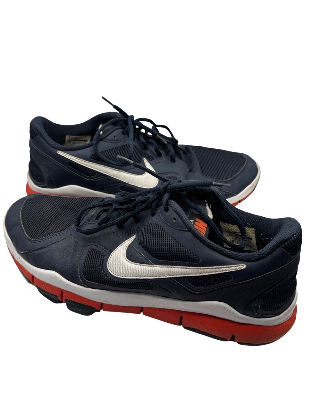 Nike Free TR Men’s Size 13 Navy White Red Training Athletic Shoes No Insoles